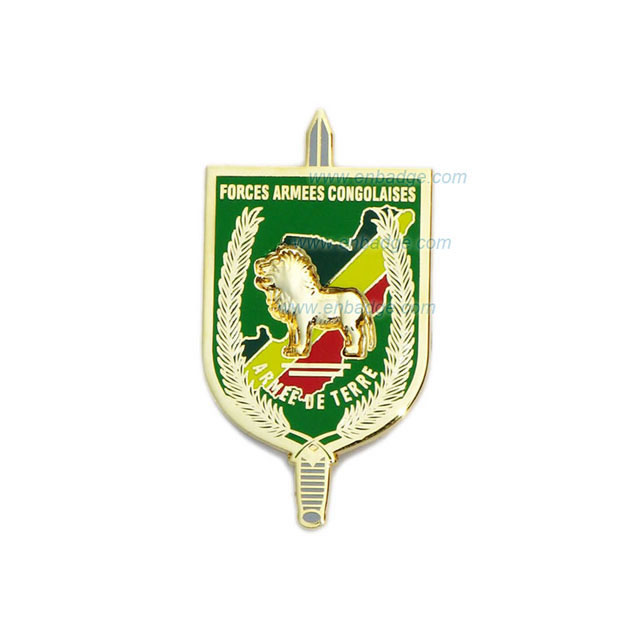 FORCE ARMEES CONGOLAISES-Pro-Enamel Emblem